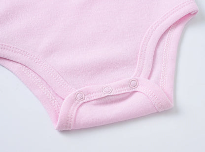 3/6 Stück viel Baby-Kleidung für Mädchen, Gastronomie, Baumwolle, kurzärmelig, Mädchen-Body, 0–12 Monate, Neugeborene, Jungen-Kleidung, Kleinkind.