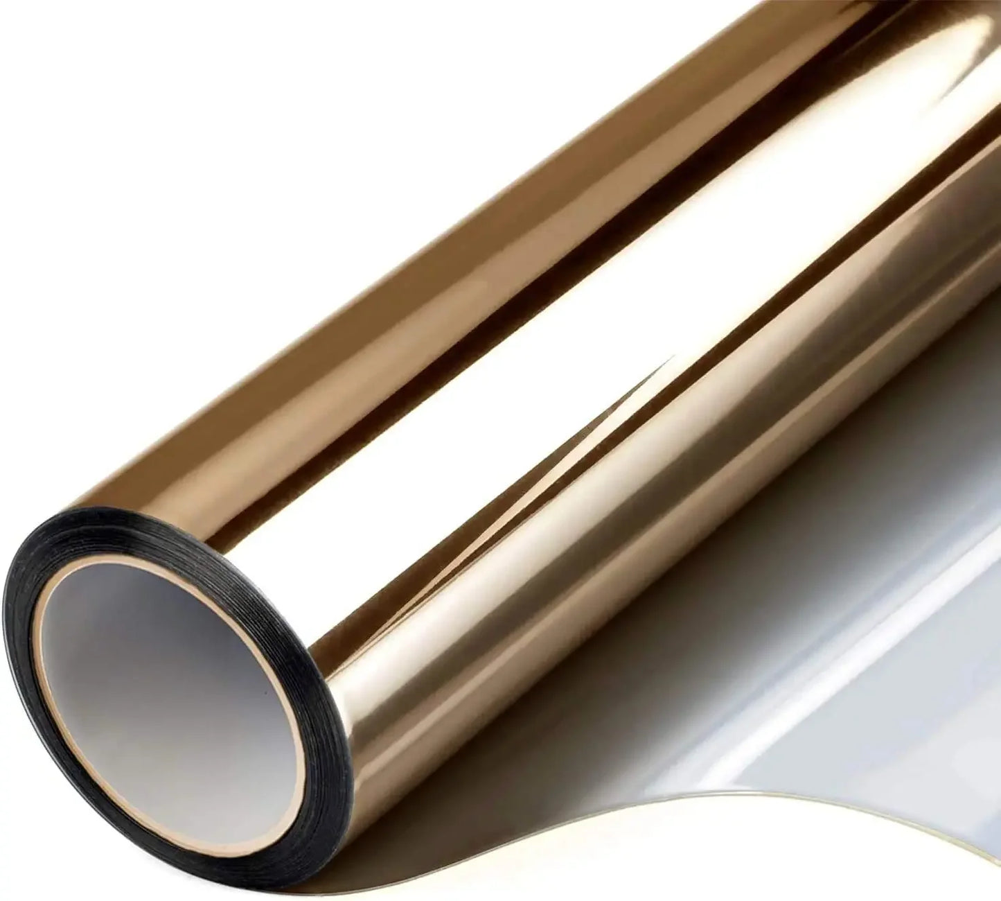2/3/5M Einweg-Spiegel-Fensterfolie, Vinyl, selbstklebend, reflektierend, Solarfolie, Sichtschutz, Fenstertönung für Zuhause, silberner Glasaufkleber