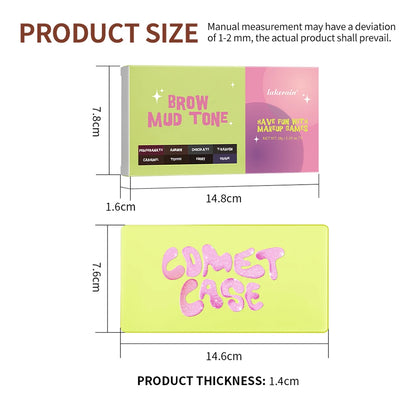 Curve Case Cream Eyebrow Cream Blush Highlighter Palette Matte Shimmer Finishes Shadow Tones Long-Lasting Cosmetics