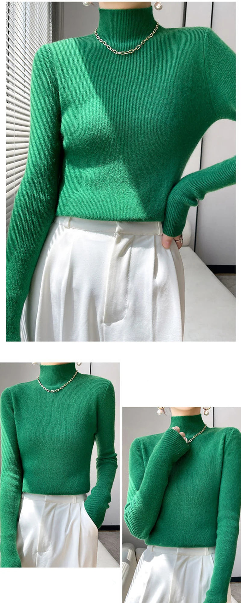 MEXZT Solide Pullover Frauen Hälfte Rollkragen Gestrickte Pullover Harajuku Koreanische Dicke Strickwaren Herbst Winter Mode Schlank Jumper