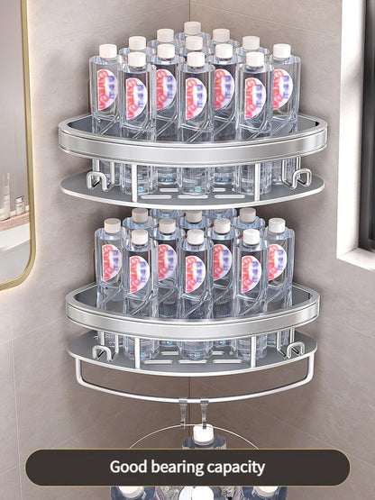 Yun jie ya Free Punch Bad Lager regal Kleiderbügel WC Eck regal Veranstalter Wand Dusch regal Wohn accessoires