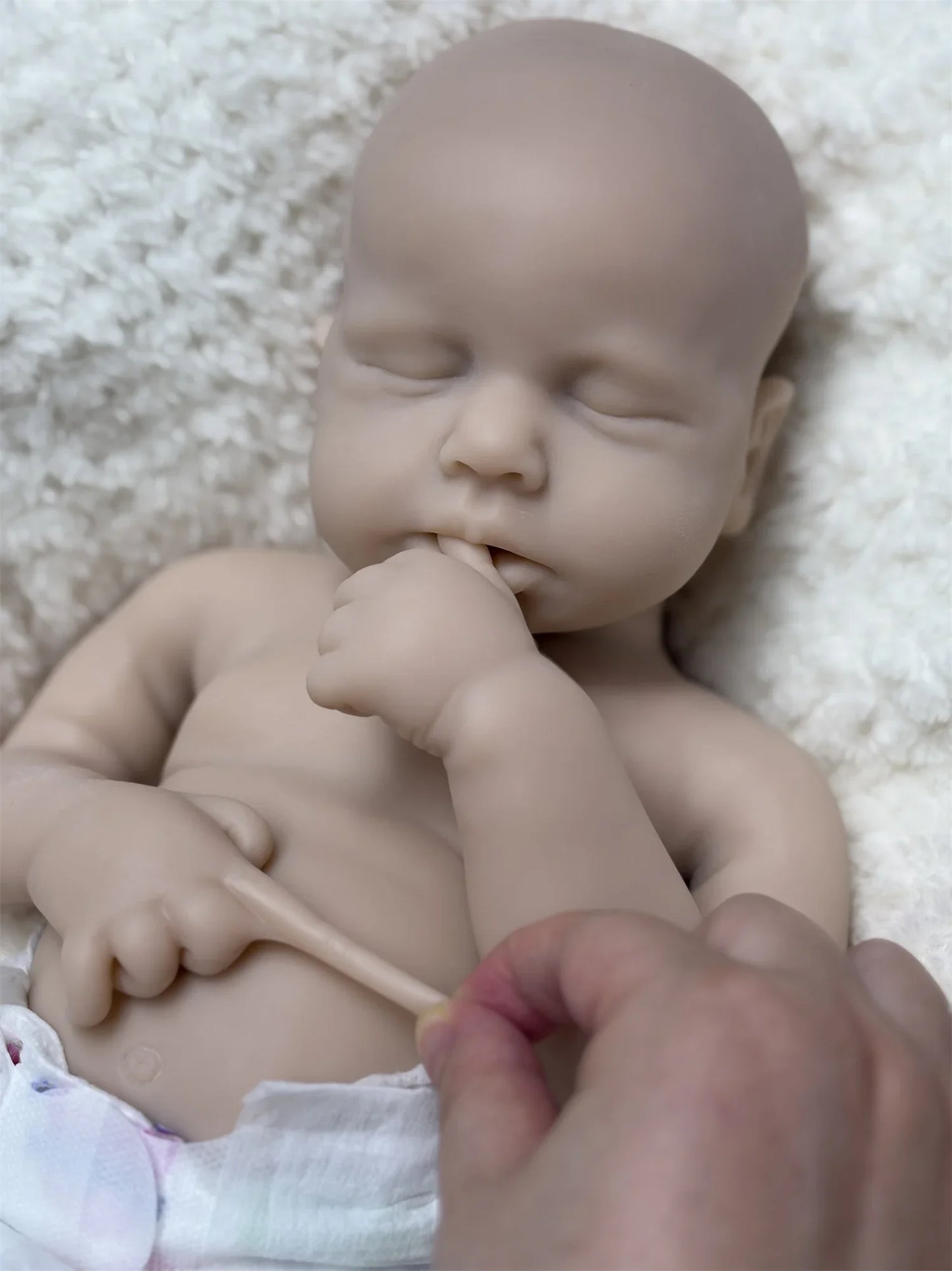 18Inch Can Open Mouth Close Eyes LouLou Full Solid Silicone Bebe Reborn Girl & Boy Doll With Rooted Hair Corpo De Silicone Doll.