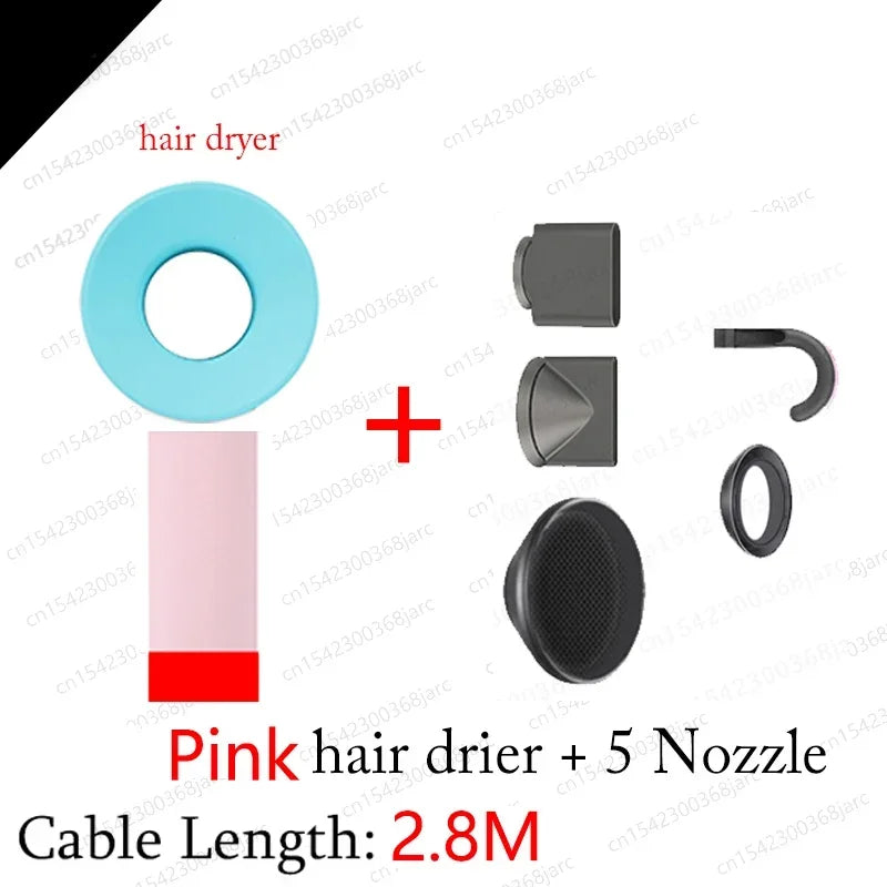 SenCiciMen Professinal Hair Dryer Negative Ion Blow Dryer Quick Dry Leafless Hairdryer Salon Home Constant Temperature Hair Care.