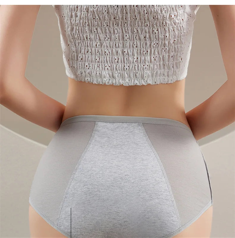 Panties for Menstruation Cotton Menstrual Panties High Waist Period Underwear Culotte Menstruelle Leak Proof Bragas Menstruales.