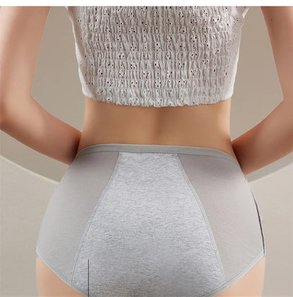 Panties for Menstruation Cotton Menstrual Panties High Waist Period Underwear Culotte Menstruelle Leak Proof Bragas Menstruales.
