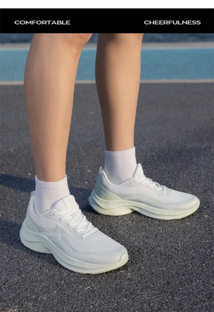 Xtep Laufschuhe für Damen, 2022, Sommer, atmungsaktiv, leicht, mit Rebound-Dämpfung, Stoßdämpfung, Sportschuhe 875218110014