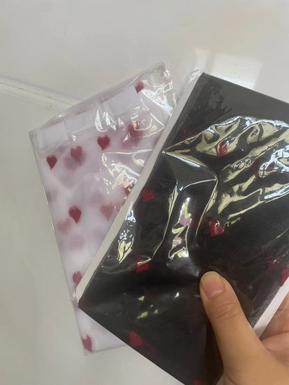 Love Polka Dot Sexy Lace Stockings Women's Japanese Style Jk Ultra-thin Core-spun Knee Socks.