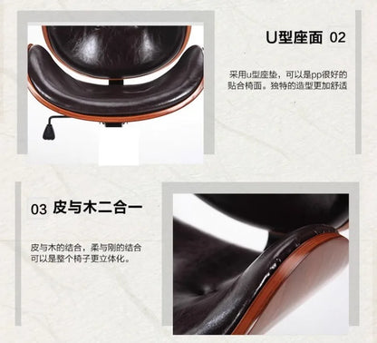 Massivholz Computer Stuhl Rückenlehne Hause Bequeme Langzeit Sitzen Gebrauchte Studie Stuhl Net Promi Lift Drehstuhl