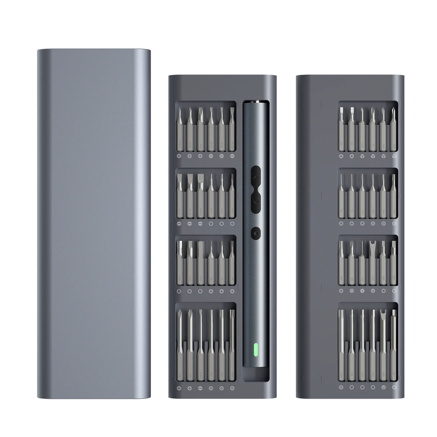 Elektroschrauber-Präzisionssets, 62-in-1-Elektrowerkzeug-Set, wiederaufladbar, kabellos, Mini, kleine magnetische Bits für Xiaomi Cell Mobile