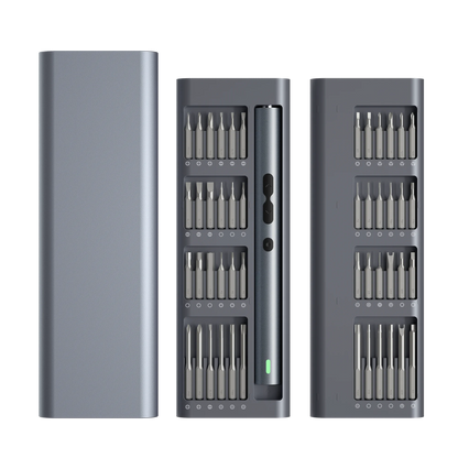 Elektroschrauber-Präzisionssets, 62-in-1-Elektrowerkzeug-Set, wiederaufladbar, kabellos, Mini, kleine magnetische Bits für Xiaomi Cell Mobile