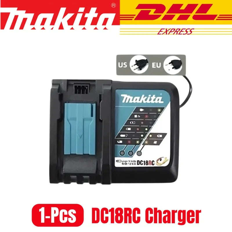 100% Original Makita 18V 6.0Ah battery, for Makita BL1830， BL1830B， BL1840 ，BL1840B ，BL1850 BL1860B power tools battery.