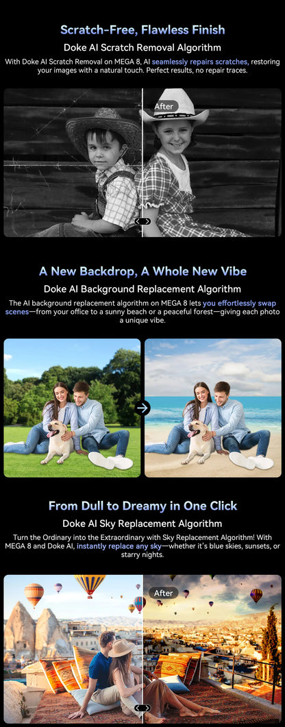 Blackview Mega 8 [No EU Charger] Tablet 11000mAh 13" FHD Display 36GB+512GB 50MP+13MP+0.08MP Android 15 90Hz 2K Dual SIM 4G 1080P