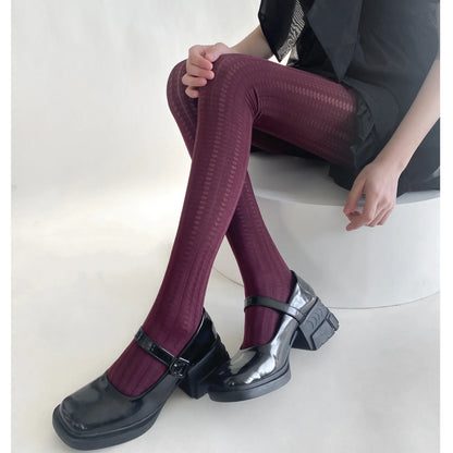 Women Stockings Sexy Slim Pantyhose Spring Autumn Winter Leggings New Solid Color Retro Super Stretch Tights Stockings