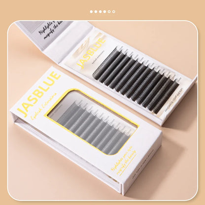 JASBLUE 2D Y Shape Eyelash Extensions Single Tip Y Premade Fans Y Lashes extensions Light Y Shape Eyelashes Lines.