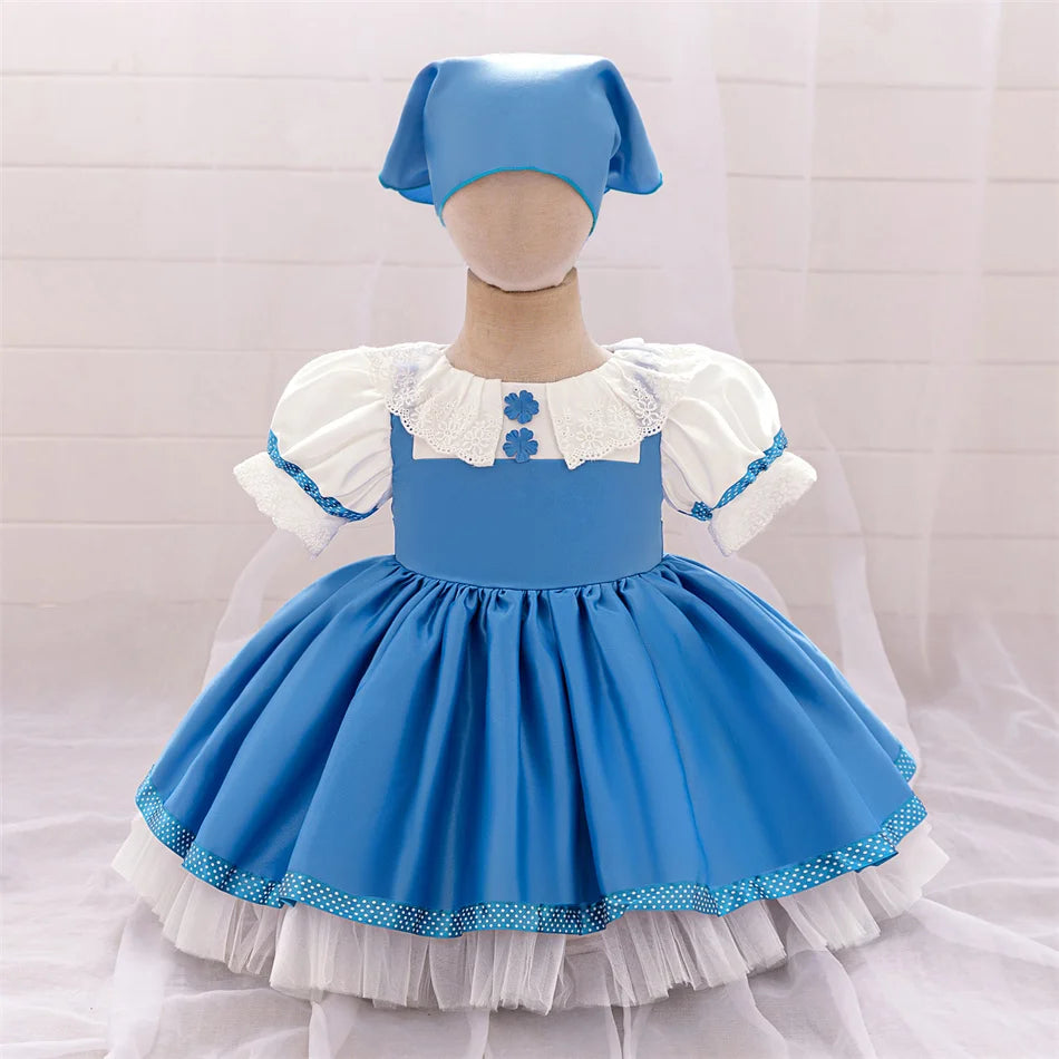 Mädchen Martha Cosplay Prinzessin Kleid Kleinkind Cartoon Bär Bühne Leistung Kleidung Kinder Karneval Party Maskerade Kleidung