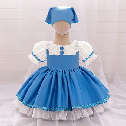 Mädchen Martha Cosplay Prinzessin Kleid Kleinkind Cartoon Bär Bühne Leistung Kleidung Kinder Karneval Party Maskerade Kleidung
