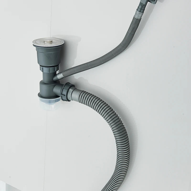 Wasserfall-Küchenspüle aus Edelstahl 304, großes Einzelbecken mit großem Einzelschlitzspüle über der Theke mit Tassenschlitz