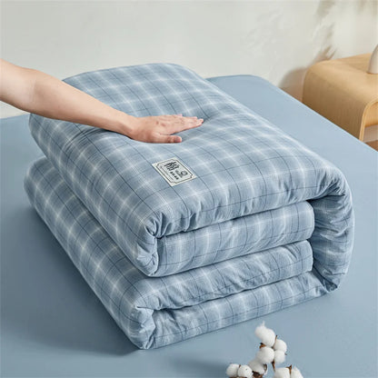 Quilt cotton queen Fall double bed comforters Quilt with cover washable Winter blanket Duvet 220x240 nordic duvet bed 150