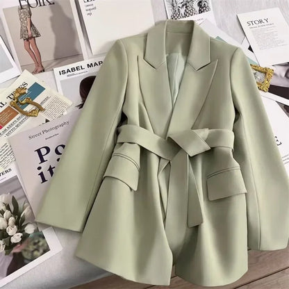 Blazer für Damen, Frühling und Herbst, neu in der Oberbekleidung, Bürodame, modische Blazer, lockere Passform, Damenbekleidung, Mäntel, Damenjacke.