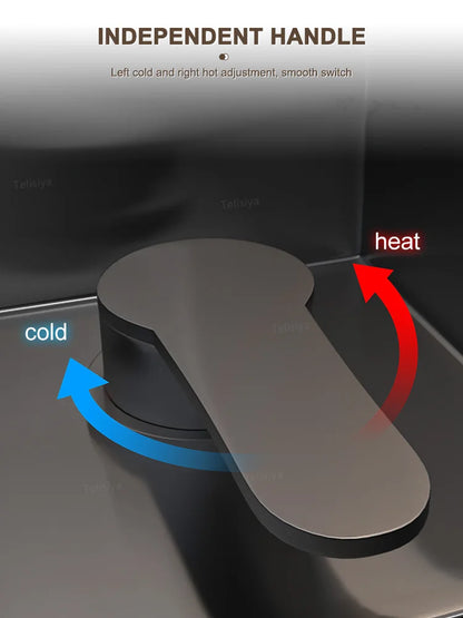 Versteckte Tassenwaschmaschine, Küchenspüle aus Edelstahl, kleiner Einzeltank mit Deckel, multifunktionales Bar- und Balkonwaschbecken