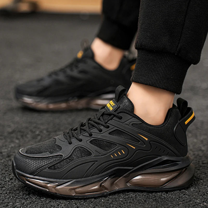 YRZL Herren-Turnschuhe, lässig, Sport, atmungsaktiv, Laufschuhe, bequemes Gehen, leichter Mesh-Schuh, Outdoor, rutschfest, Tennis-Mann