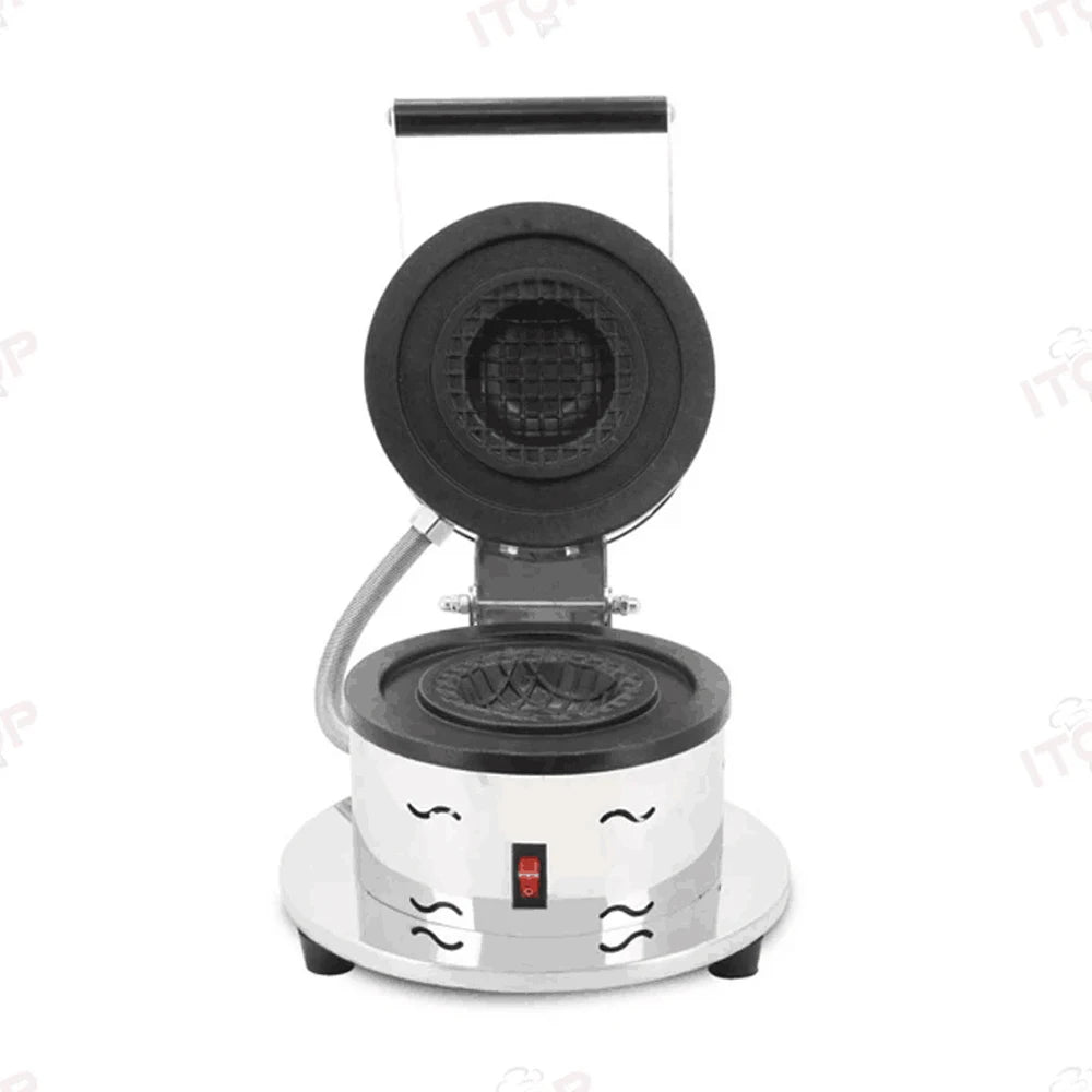 Commercial Burger Ice Cream Bread Maker 10CM Dia. Gelato Press Heating Machine Gelato Panini Press Ice Cream Sandwich Machine.