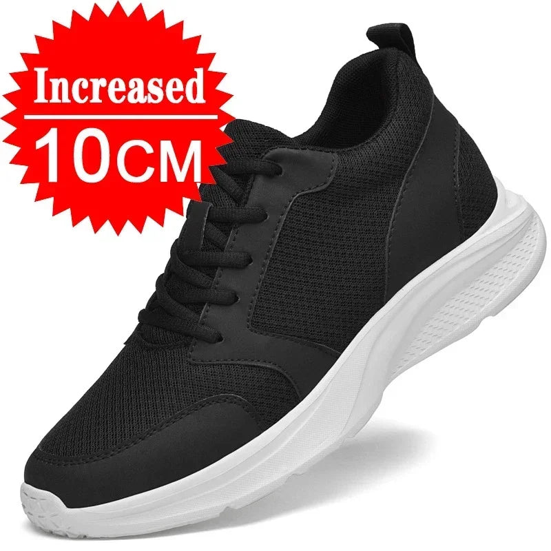 Männer Aufzug Schuhe Höhe Erhöhen Turnschuhe Schuhe für Männer 10 cm Sport Casual Schuhe Unsichtbare Innere Erhöhung 8 cm Weiße Schuhe