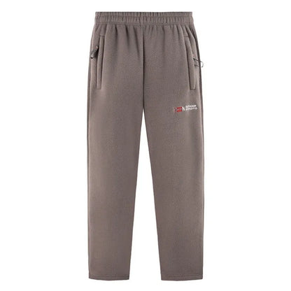 Men's Polar Fleece Pants Winter Thicken Warm Casual Fleece-Lined Jogging Sweatpants Men Loose Oversized Straight Trousers Male.