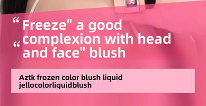 AZTK Liquid Blush Highlighter Contour Stick - Creamy Matte Natural Flush,Face Sculpting & Lifting Effect,Long Lasting Cheek Tint.