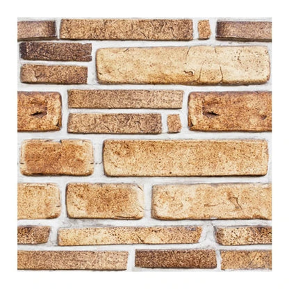 1/10pcs 3D Faux Stone Peel and Stick Wall Panel Self Adhesive Kitchen Tile Backsplash 3D Wall Sticker Tile Sticker 30cm x 30 cm