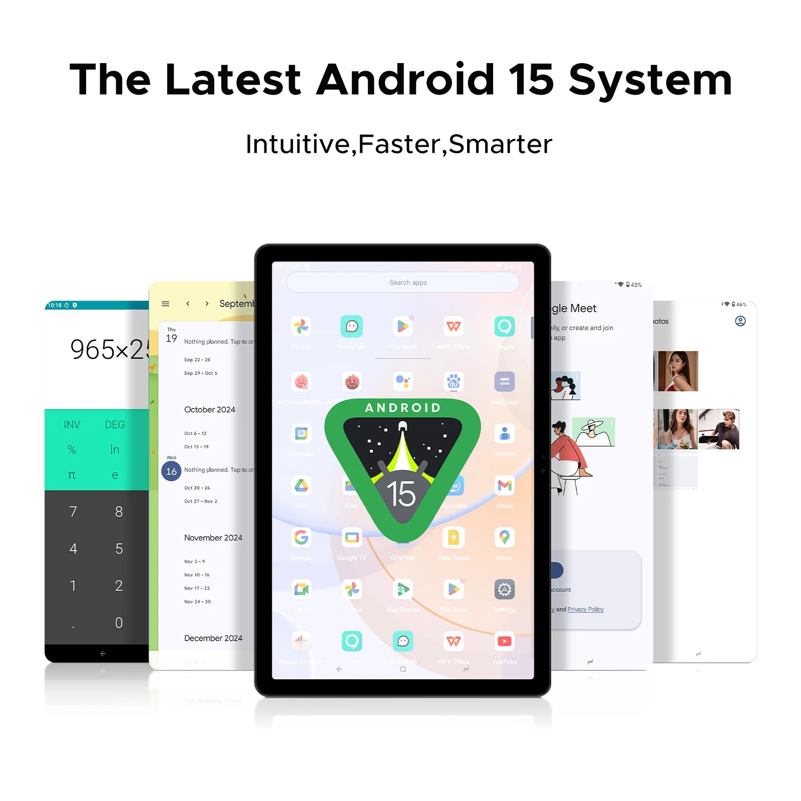 DOOGEE T36 Smart Tablet PC Android 15 12'' Display 32GB RAM (8GB+24GB) 256GB Unisoc T620 Octa Core 8800mAh Battery Widevine L1.