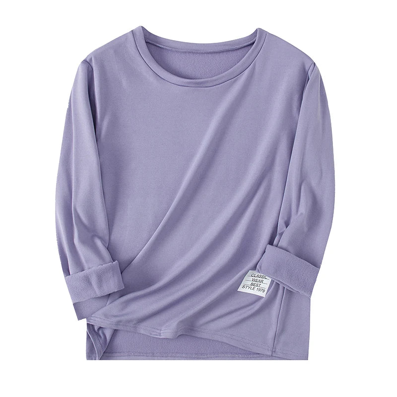 2-teilige Langarmhose im Herbst und Winter, geschliffene und verdickte Pyjamas für Männer und Frauen, Heimkleidung für Jugendliche.