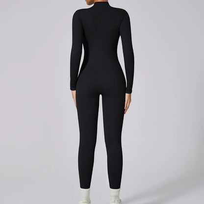 Women's Sporty Dry Fast Jumpsuit Yoga Suit Tight Dance Fitness One-Piece Clothing Set Comfortable Breathable Gymwear.