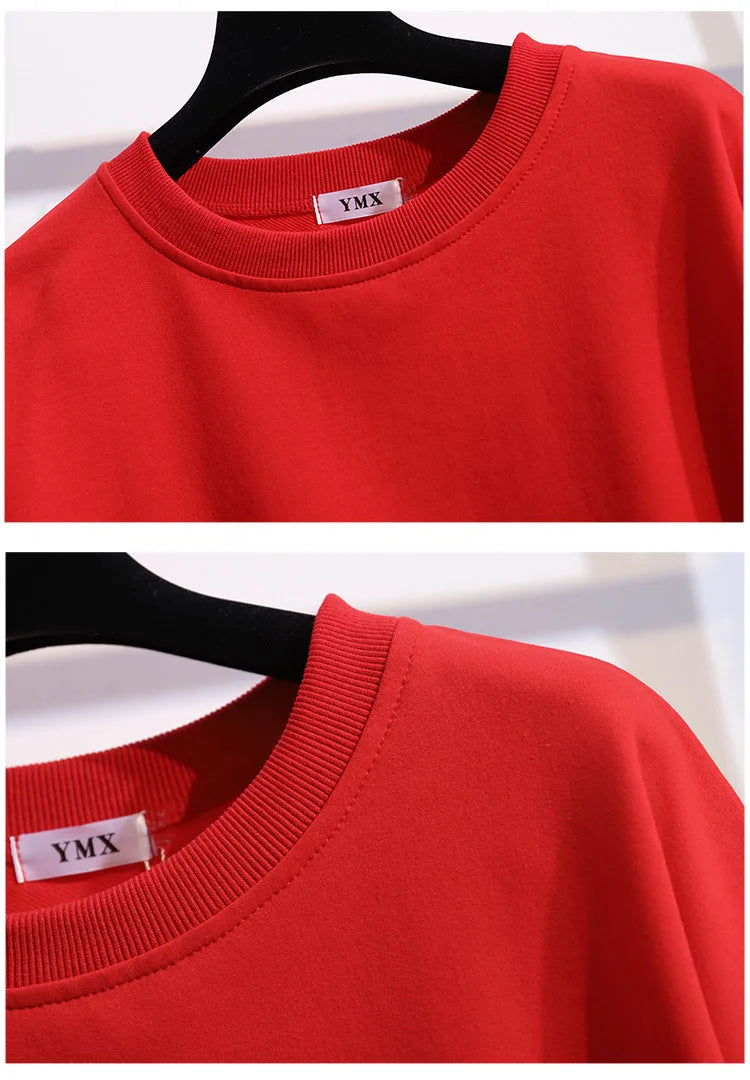 170Kg Plus Größe frauen Büste 170cm Frühling Herbst Lose Oansatz Langarm Cartoon Print Sweatshirts 6XL 7XL 8XL 9XL 10XL 11XL.