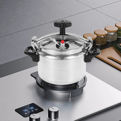 3-liter pressure cooker Aluminum alloy material with safety valve Anti scald handle for safe cooking Kitchen cookware accessory.