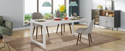 Moderner Computertisch, 63 x 31,5 Zoll großer Chefbüroschreibtisch Computertisch Arbeitszimmer Schreibtisch Workstation