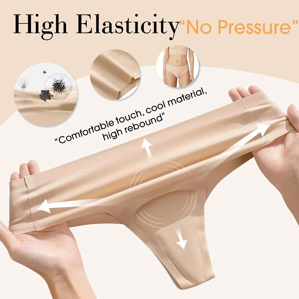 3Pcs Camel Toe Concealer Panties Anti Camel Toe Cover Briefs Cameltoe Prevention Underwear No Show Panties For Leggings.