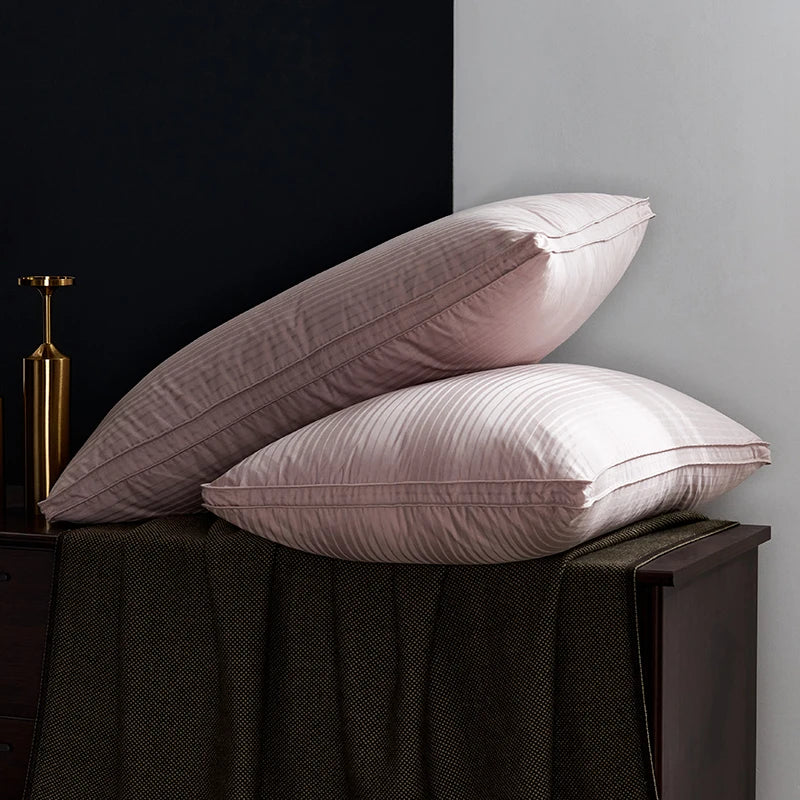 100% Goose Down Pillows Neck Pillows for Sleeping Bed Pillow 100% Cotton Cover with Goose Donw 1pc Hotel Collection Soft Comfort