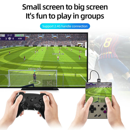 MIYOO Mini Plus Portable Retro Handheld Game Console V2 Mini+ 3.5 Inch IPS Screen Classic Video Game Console Linux System Gift.