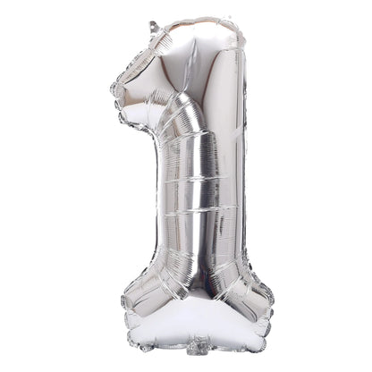 32 Zoll Regenbogen-Farbverlaufs-Zahlen-Folienballon 1-9 für Kindergeburtstag, Party-Dekoration, Babyparty, Brautparty, weitere Optionen verfügbar