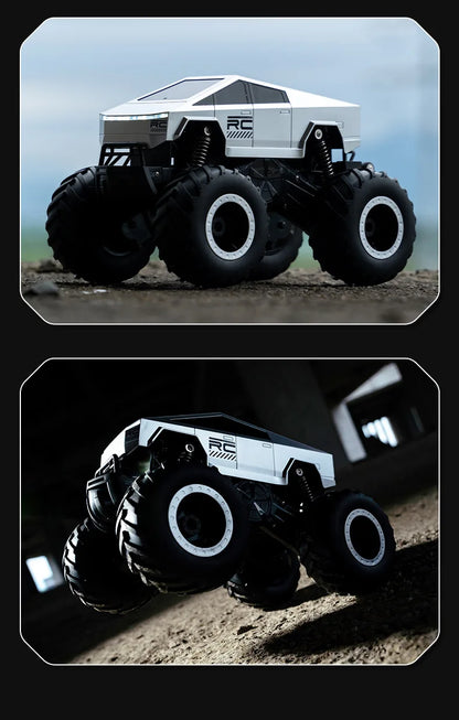 JJRC Auto Remote Control Car Alloy Rc Cars Trucks Vehicle Full-Scale Car Motorcycle Camping Trailer Toys for Boys Kids Children