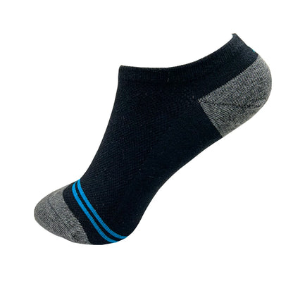 4 Pairs Cotton Women's Boat Socks No Show Socks Set for Lady White Invisible Cotton Socks Pack Pink Black Breathable Summer