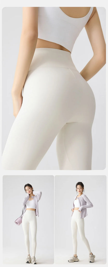 BIVIGAOS Spring Summer Multi Colored Thin Casual Fashion Sharkskin Leggings Women High Waist Tight Sport Cycling Fitness Legging.