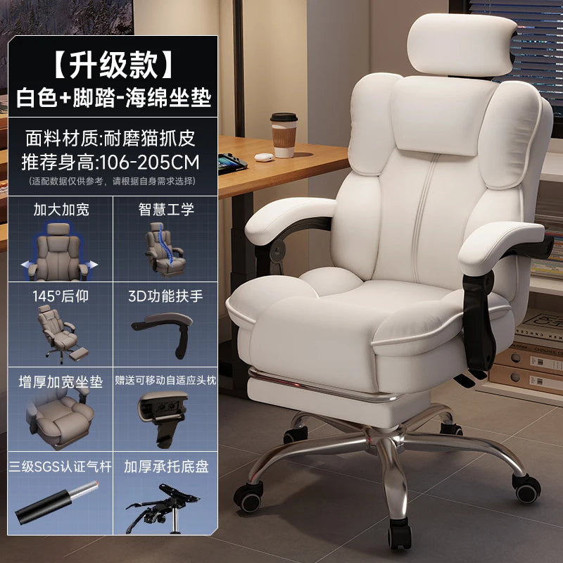 Rückenlehne Student Bürostuhl Konferenz Räder Kommode Lesen Bürostuhl Thron Bequeme Sillas De Oficina Home Möbel