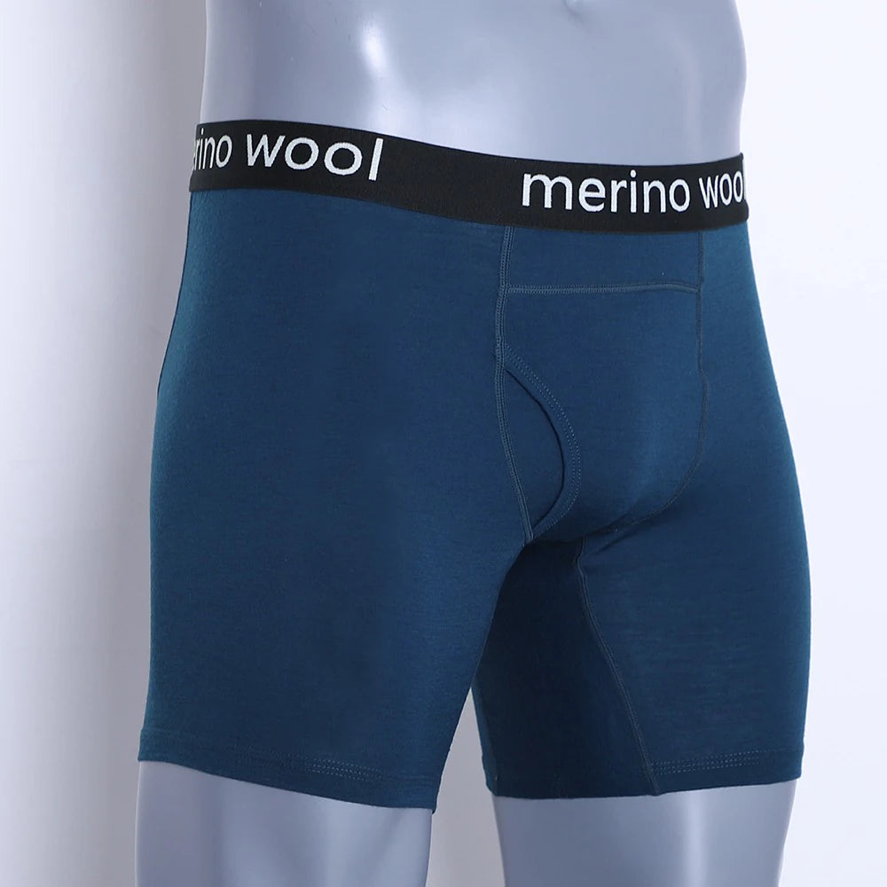 Herren-Boxershorts aus Merinowolle, Herrenunterwäsche, 100 % Merinowolle, Herren-Boxershorts aus Merinowolle, weich, bequem, atmungsaktiv, feuchtigkeitsableitend, USA-Größe