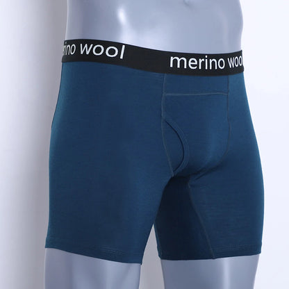 Herren-Boxershorts aus Merinowolle, Herrenunterwäsche, 100 % Merinowolle, Herren-Boxershorts aus Merinowolle, weich, bequem, atmungsaktiv, feuchtigkeitsableitend, USA-Größe