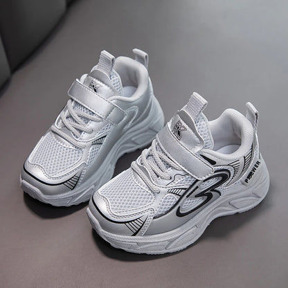 Autumn Children Sport Shoes Mesh Breathable Teenager Kid's Sneakers Boy's Girl's Running Shoes Trend Fashion Sport Shoes.