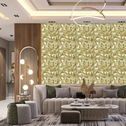 12 Pcs  3D Wall Panel 30x30cm Indoor Wall Decoration Bedroom Living Room background Hotel Office Mural Wall Panel DIY Home Decor