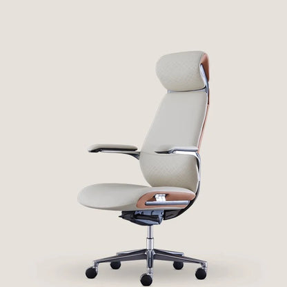 Studie Drehbarer Bürostuhl Liege Moderner Lazy Ergonomischer Thron Leder Bürostuhl Nordic Computer Mobilya Salonmöbel