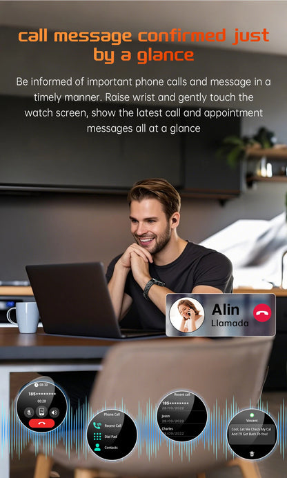 LIGE New 1100mAh Battery Smart Watches For Man Outdoor Sport LED Flashlight Compass Men’s Smartwatch Bluetooth Call Men Watches.